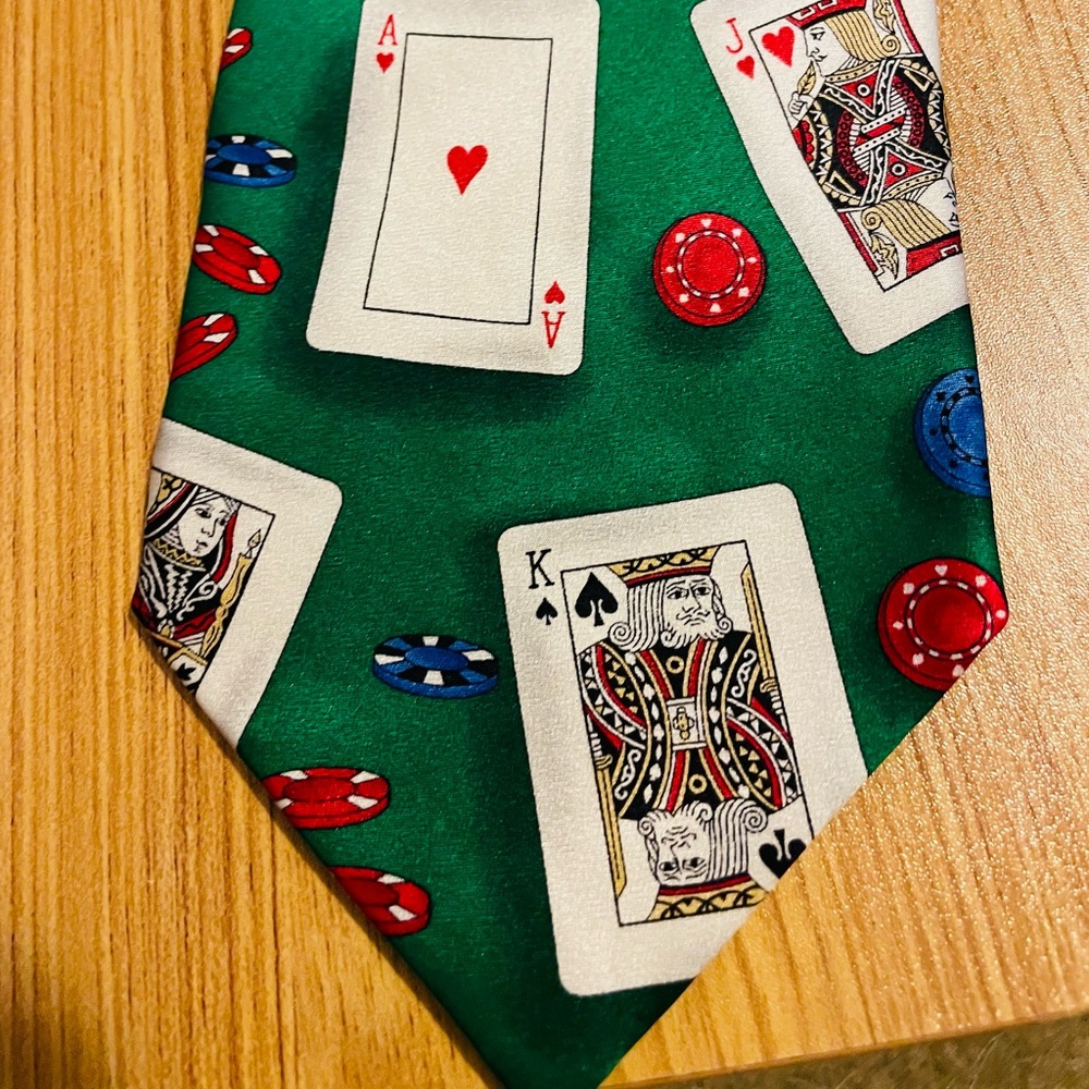 3for$20❤️ Bundle NWOT Lucky Poker Bicycle Card Tie Good Luck Playing Cards